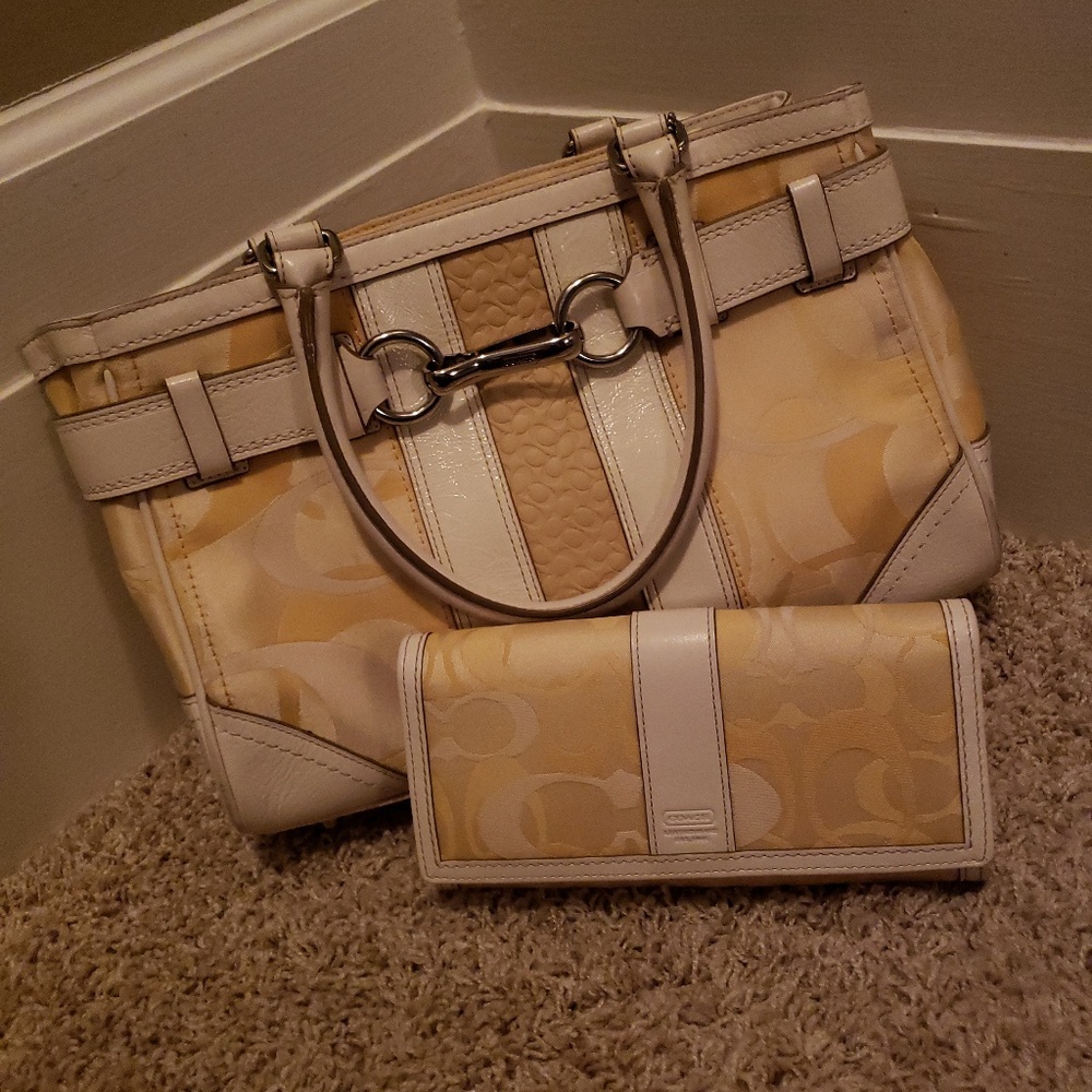 Coach Tote and wallet